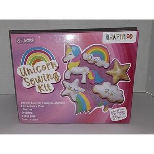 Unicorn‎ Sewing Kit NEW Make 5 Projects Summer Kits Rainy Day
